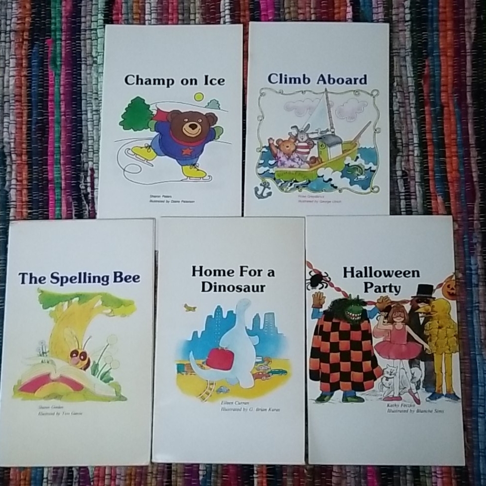 OVERSIZE 11x18" SET Childrens Easy Reading Books